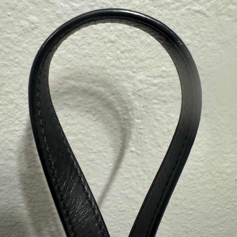 Metrocity Black Crossbody Bag with Gold Accents - Picture 7 of 7